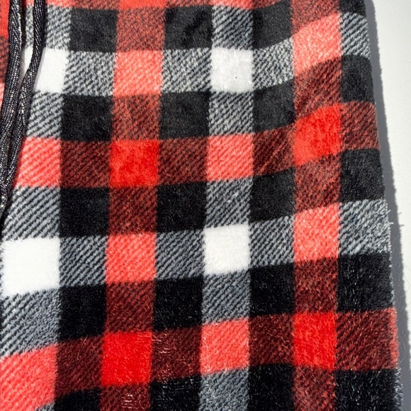 2/$15 Fashion Nova Cozy Red and Black Plaid PJ Pants - Picture 2 of 4